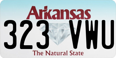 AR license plate 323VWU