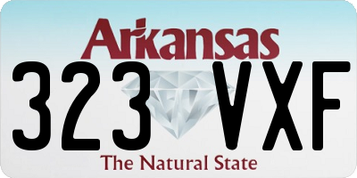 AR license plate 323VXF