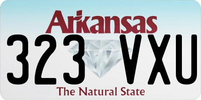 AR license plate 323VXU
