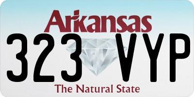 AR license plate 323VYP