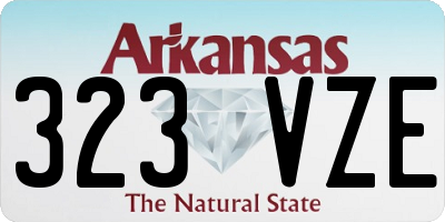 AR license plate 323VZE