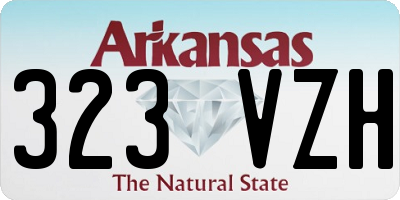 AR license plate 323VZH