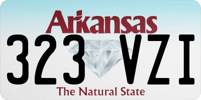 AR license plate 323VZI