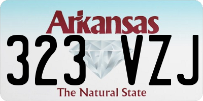AR license plate 323VZJ
