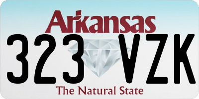AR license plate 323VZK