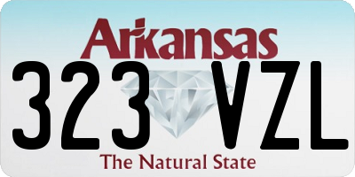 AR license plate 323VZL