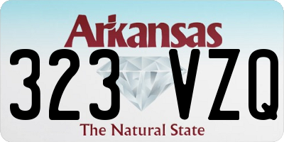 AR license plate 323VZQ