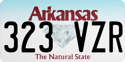 AR license plate 323VZR