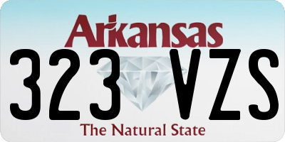 AR license plate 323VZS