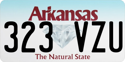 AR license plate 323VZU