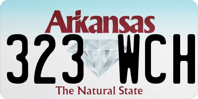 AR license plate 323WCH