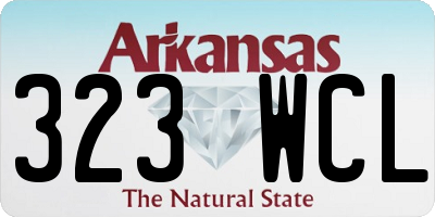 AR license plate 323WCL