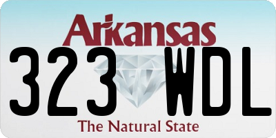 AR license plate 323WDL