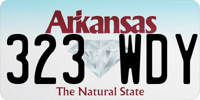 AR license plate 323WDY