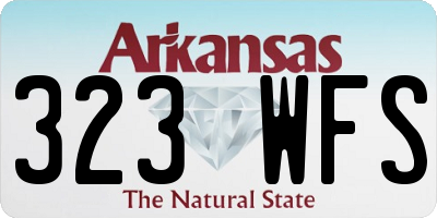 AR license plate 323WFS