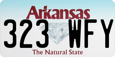 AR license plate 323WFY