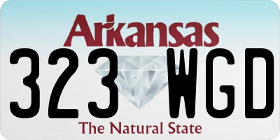 AR license plate 323WGD