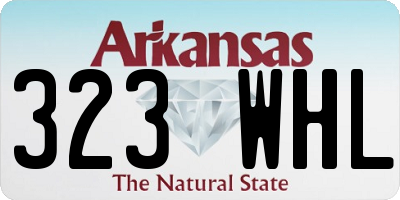 AR license plate 323WHL