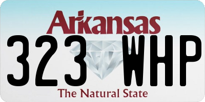 AR license plate 323WHP