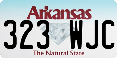 AR license plate 323WJC