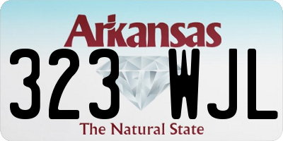AR license plate 323WJL
