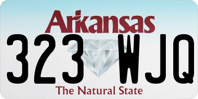 AR license plate 323WJQ