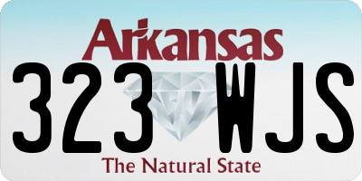 AR license plate 323WJS