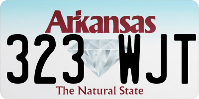 AR license plate 323WJT