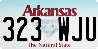 AR license plate 323WJU