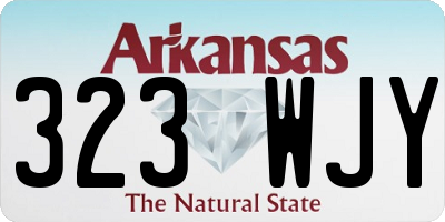 AR license plate 323WJY