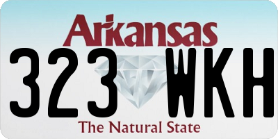 AR license plate 323WKH