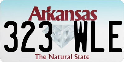 AR license plate 323WLE
