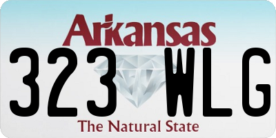 AR license plate 323WLG