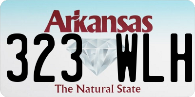 AR license plate 323WLH