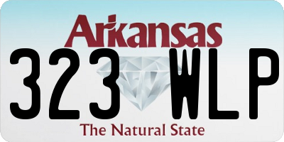 AR license plate 323WLP