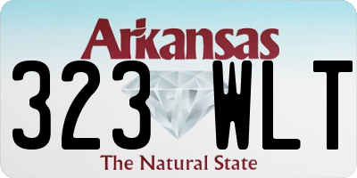 AR license plate 323WLT