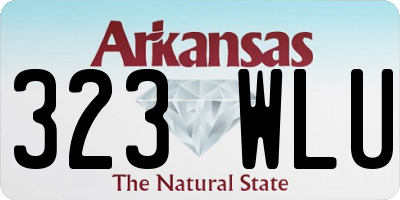 AR license plate 323WLU