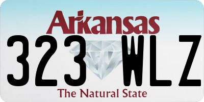 AR license plate 323WLZ