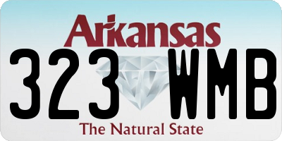 AR license plate 323WMB