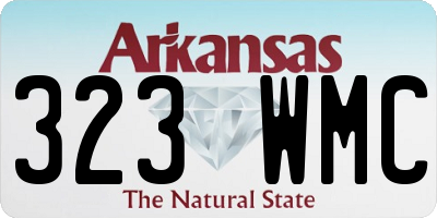 AR license plate 323WMC