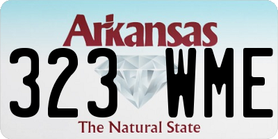 AR license plate 323WME