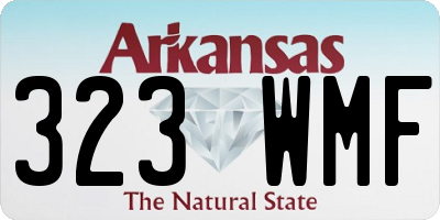 AR license plate 323WMF