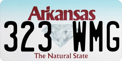 AR license plate 323WMG