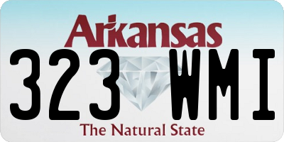 AR license plate 323WMI