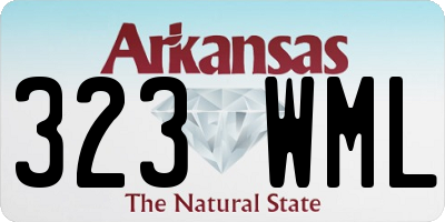 AR license plate 323WML