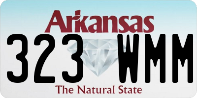 AR license plate 323WMM