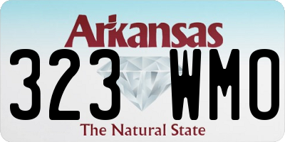 AR license plate 323WMO