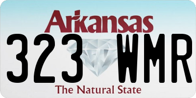 AR license plate 323WMR