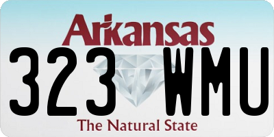 AR license plate 323WMU