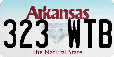 AR license plate 323WTB